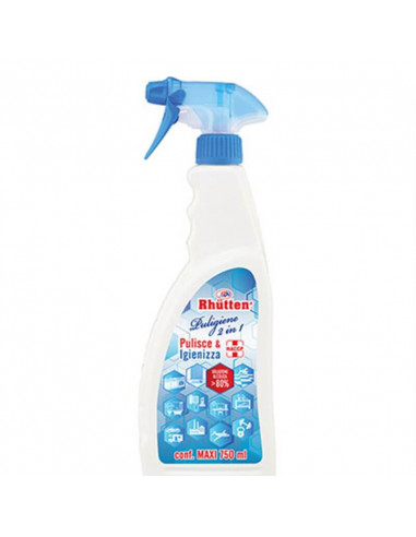 Igienizzante Puligiene 2 In 1 Spray Rhutten Ml 750 Haccp