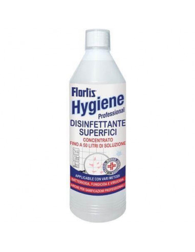 Flortis Hygiene Disinfettante Superfici 1L Contro I Batteri