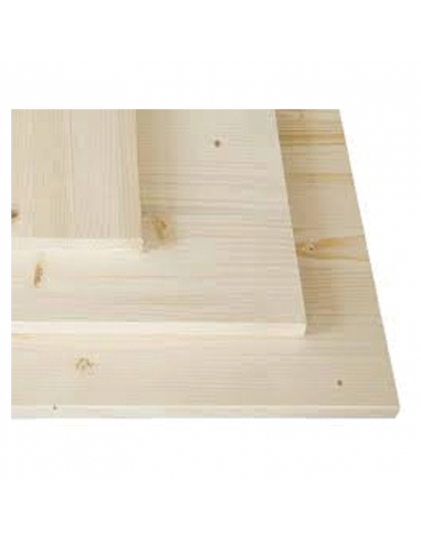 Pannello tavola in legno di abete lamellare spessore 18mm (200x40 cm)