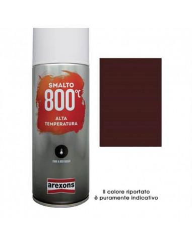 Smalto spray acrilico ad alte temperature Arexons marrone 400 ml