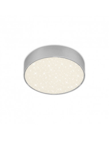 Lampada a soffitto LED con cielo stellato, Ø 15,7 cm, 11 W, colore argento