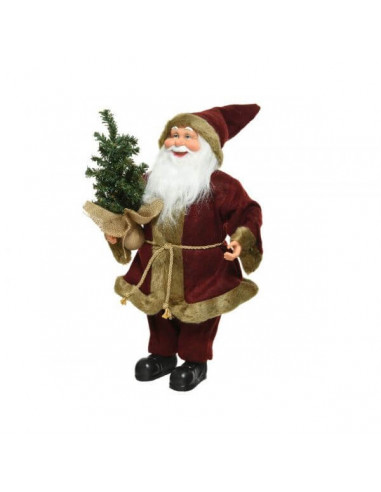 Babbo Natale in poliestere - Dimensioni: L24-W14-H45cm