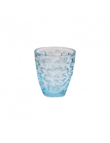 Bicchiere vetro holo blu