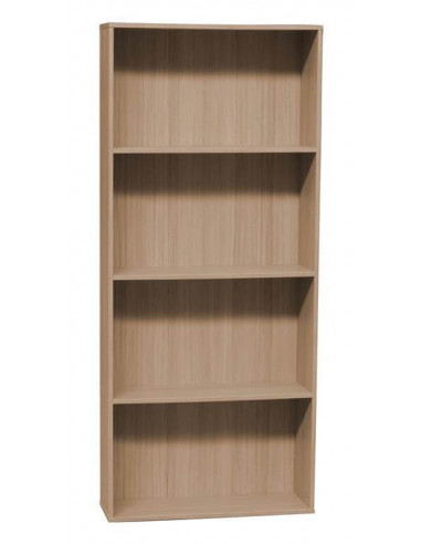 Libreria da parete HOMEMANIA con ripiani in legno marrone - 73 x 24 x 170 cm