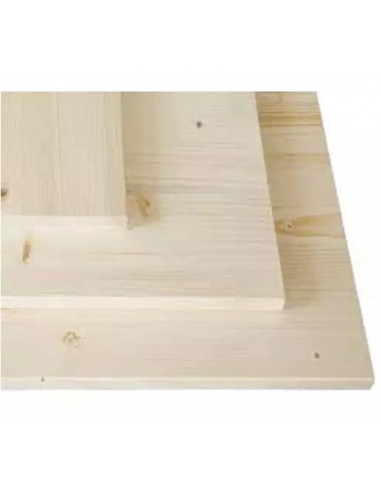 Pannello tavola in legno di abete lamellare - Spessore 28 mm (200x40 cm)