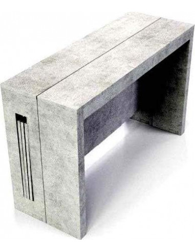 Tavolo Consolle Trasformabile cemento