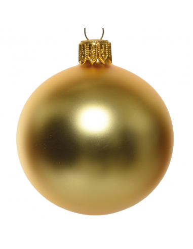Pallina di Natale oro opaco Ø10 cm