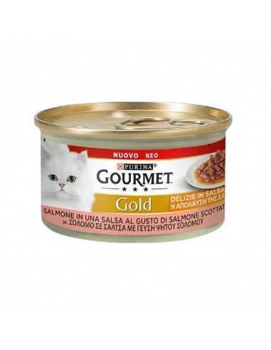 Gourmet Gold Delizie in salsa con salmone Purina 85 grammi