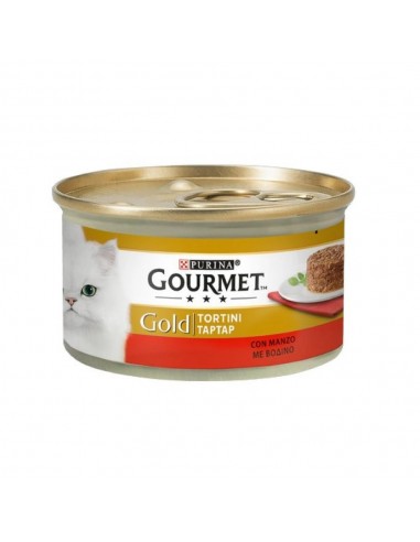 Gourmet Gold tortini con manzo Purina 85 grammi