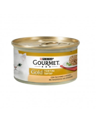 Gourmet Gold tortini con tacchino e spinaci Purina 85 grammi