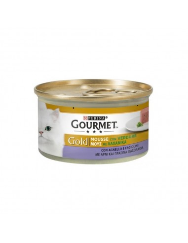 Gourmet Gold Mousse con agnello e fagiolini Purina 85 grammi