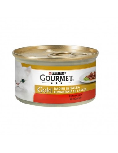 Gourmet Gold Dadini in salsa con manzo Purina 85 grammi