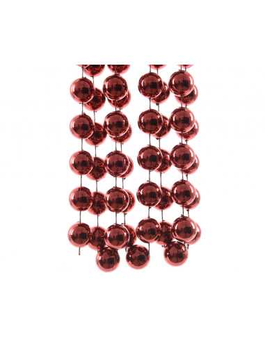 Ghirlanda di perle XXL in plastica lucida 270 x Ø 2 cm