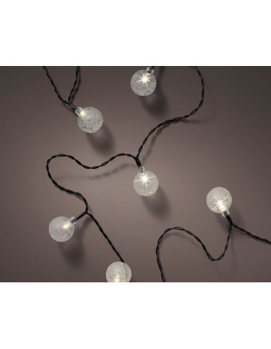 Lampade a corda decorative a LED con 8 funzioni di effetto sfavillante per uso esterno L 580 cm