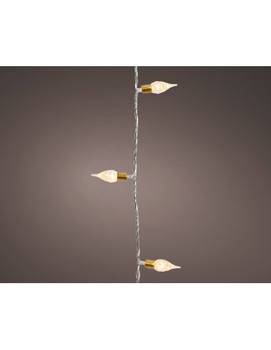 Lampade vintage a LED con effetto tremolio a 8 funzioni per uso interno L 3590 cm