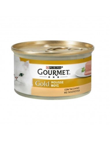 Gourmet Gold Mousse con tacchino Purina 85 grammi