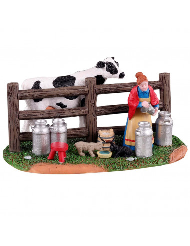 Lemax Victorian Dairy Farmer - Agricoltore lattiero vittoriano per villaggio di Natale