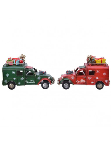 Natale Car Iron Glitter Pinecone 2Col Ass - Idee Regalo