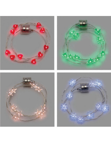 Collana Brilly Natale Led B/0