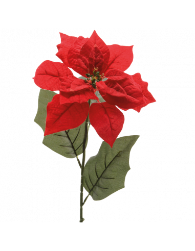 Fiore rosso H67 cm decorazione di natale