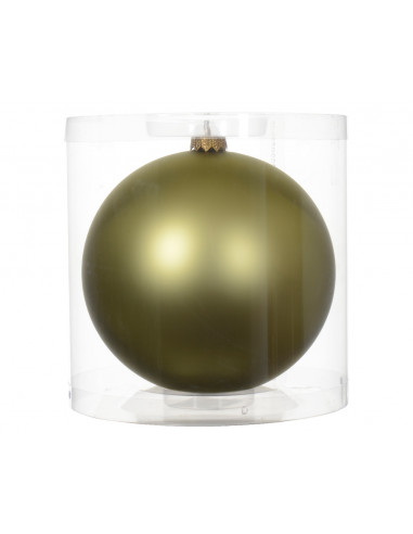 Pallina di Natale Vetro opaco per palline natalizie colore pistacchio ø 15cm
