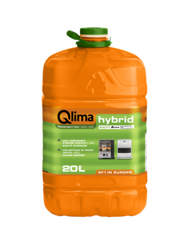 Combustibile per stufe Qlima Hybrid 20L: l'unico a base vegetale