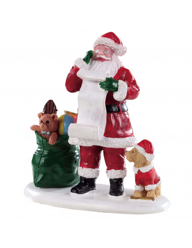 Lemax Naughty Or Nice Santa - Bravo o Cattivo Babbo Natale per villaggio di Natale