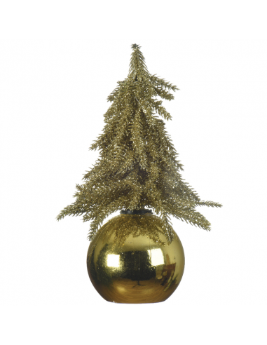Mini albero di Natale con sfera H 28 cm