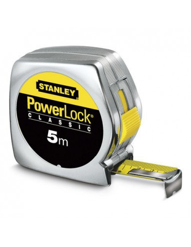 Flessometro professionale Power Lock mt 5 mm 25 - Art. 1-33-195 Stanley.