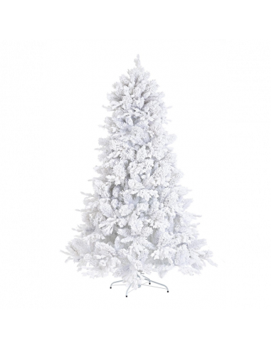 Albero di Natale Alberg bianco innevato H 210 x Ø130 cm