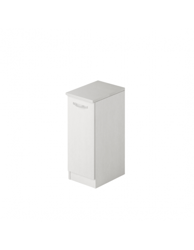 Mobile base per lavanderia 1 anta colore Bianco H85,5x36x50cm