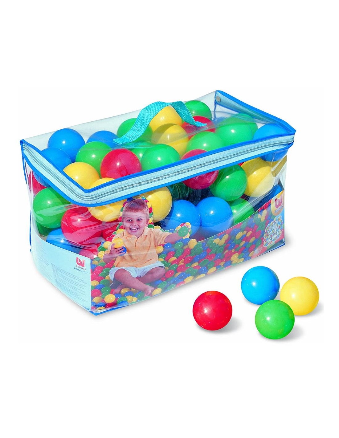 Confezione da 100 palline colorate multicolori - Il gioco perfetto per i  bambini