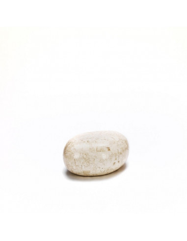Tavolino moderno  pietra beige cm 50 x 75 x h 27