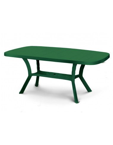 Tavolo Ulisse Elite verde 180x90 cm. per giardino Dimaplast