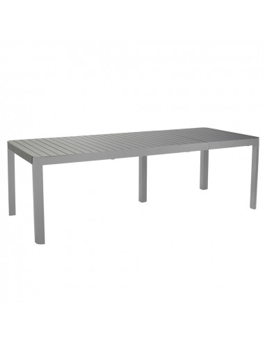 Tavolo alluminio allungabile CLEVELAN da giardino tortora cm 100 x 200/260/320 x h 75