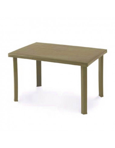 Tavolo rettangolare per esterno 120x80x72 H cm taupe Calaf