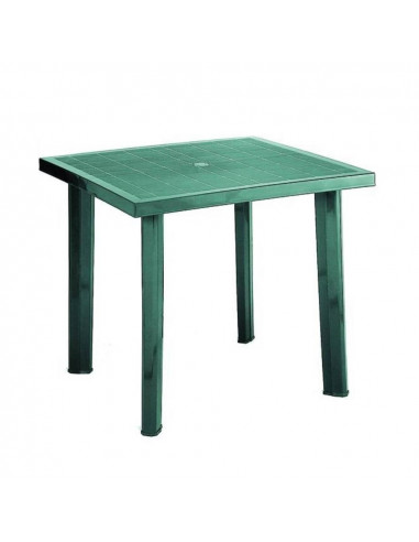 Tavolo verde in plastica 80x75x72h cm. Fiocco