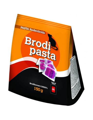 BRODI Esca Rodenticida in Pasta Fresca - 15 Bustine da 10 gr