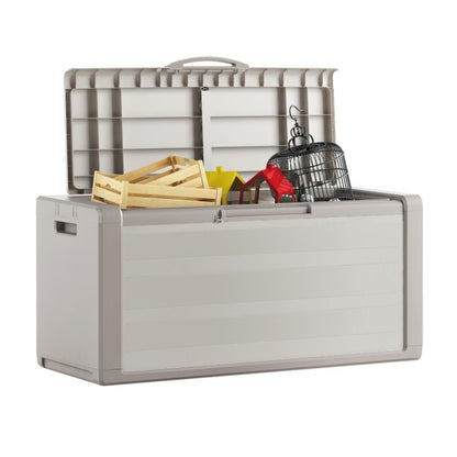 Cassapanca da giardino Beige GULLIVER 118x49x H55 cm