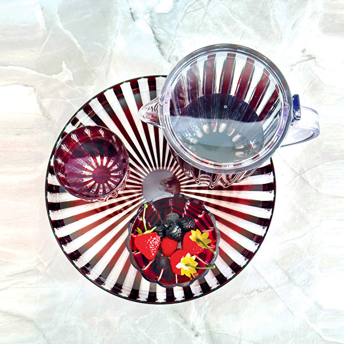 Caraffa con coperchio Guzzini Dolcevita ametista