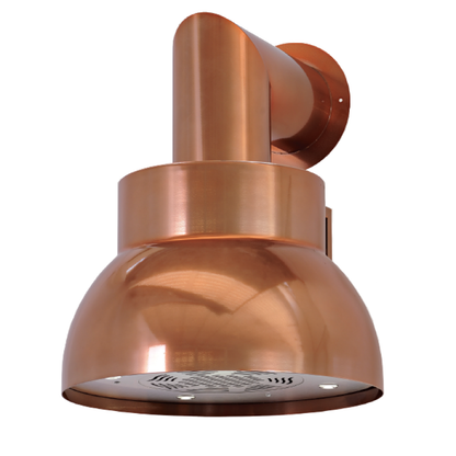 Cappa Aspirante BELL In Acciaio Inox Rame Specchiato cm Ø50