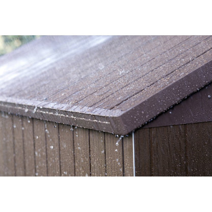 Casetta Da Giardino Darwin 6x8 C/Fin.Front. Marrone Keter