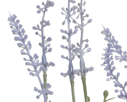 Pianta in plastica Lavanda con vaso