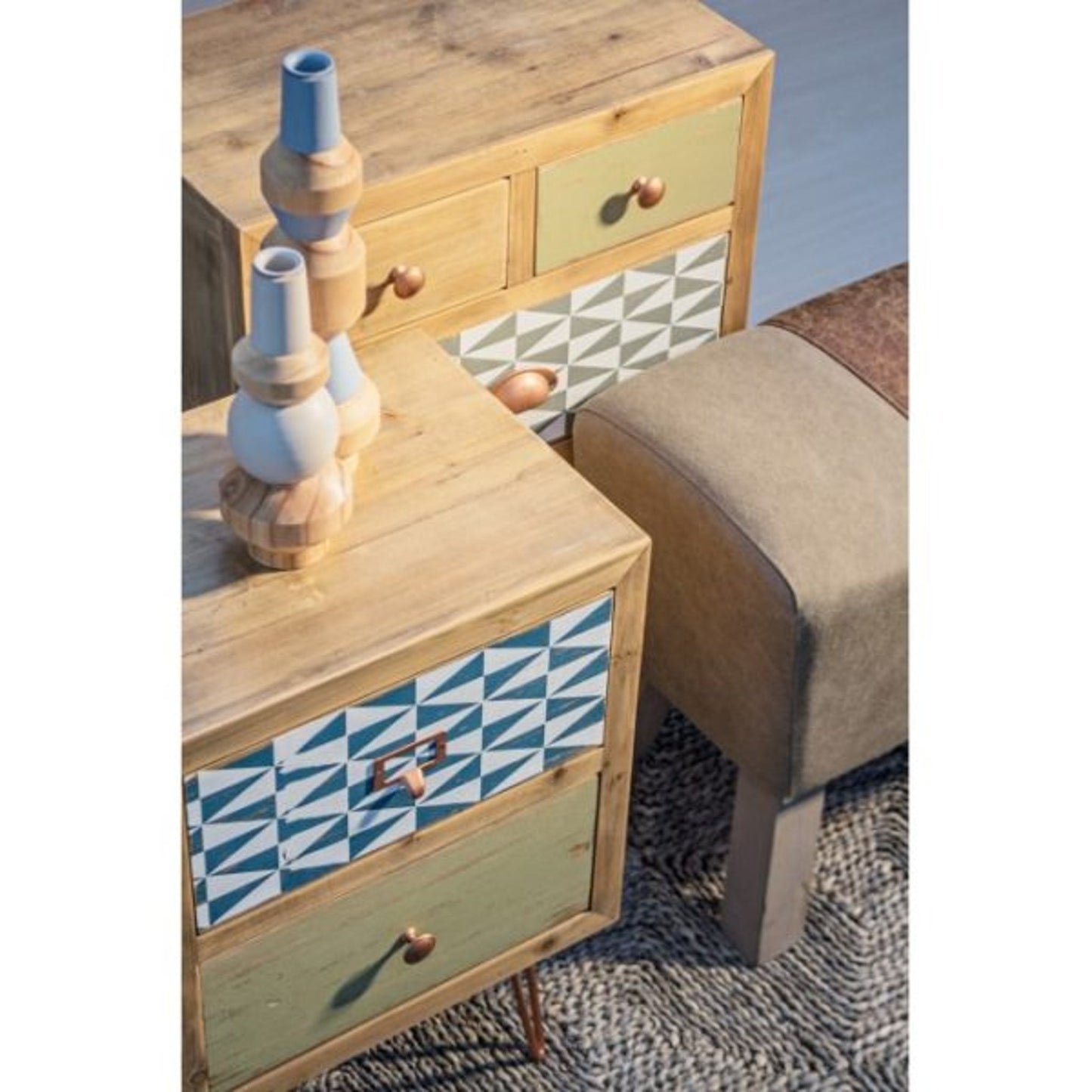 Tappeto grigio mélange 180x240 cm