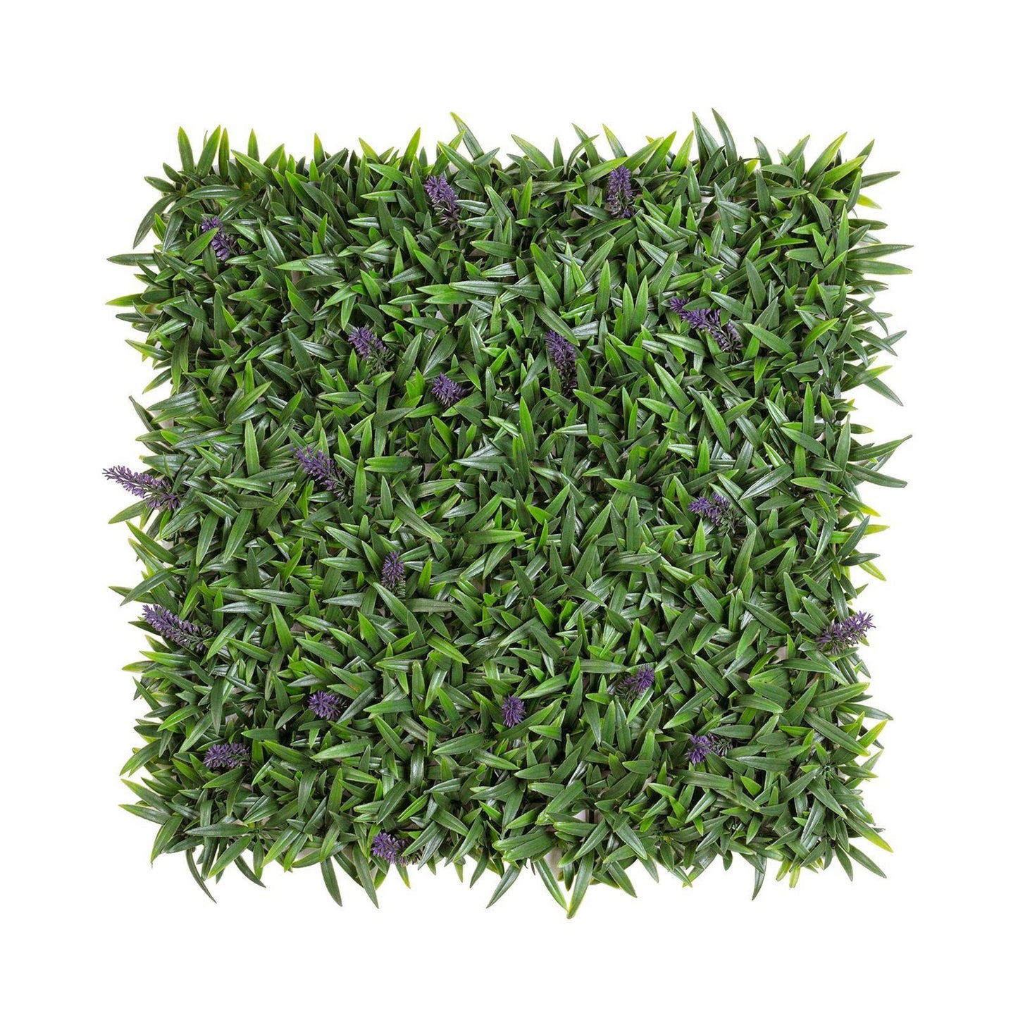 Siepe artificiale verde lavanda 50x50 cm