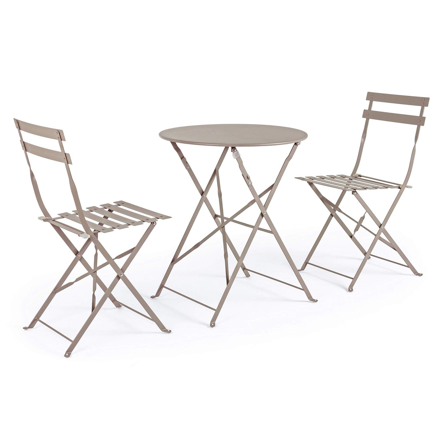 Set tavolino e sedie pieghevoli Ø60x71 cm