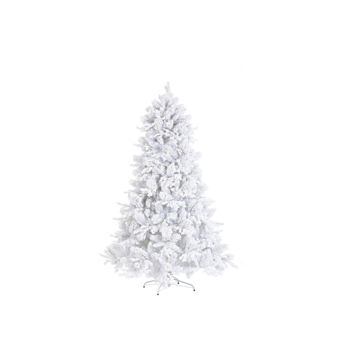 Albero di Natale Bianco Innevato 150x240 cm