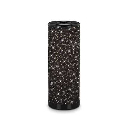 Lampada da tavolo a LED cielo stellato cm 35x12 5W colore nero/cromo