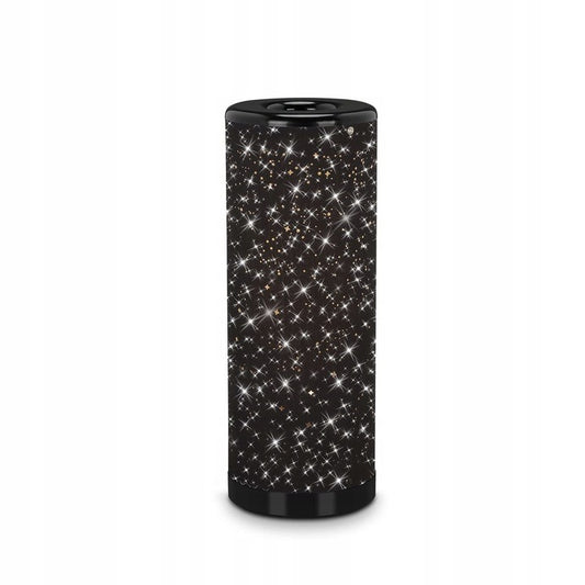 Lampada da tavolo a LED cielo stellato cm 35x12 5W colore nero/cromo
