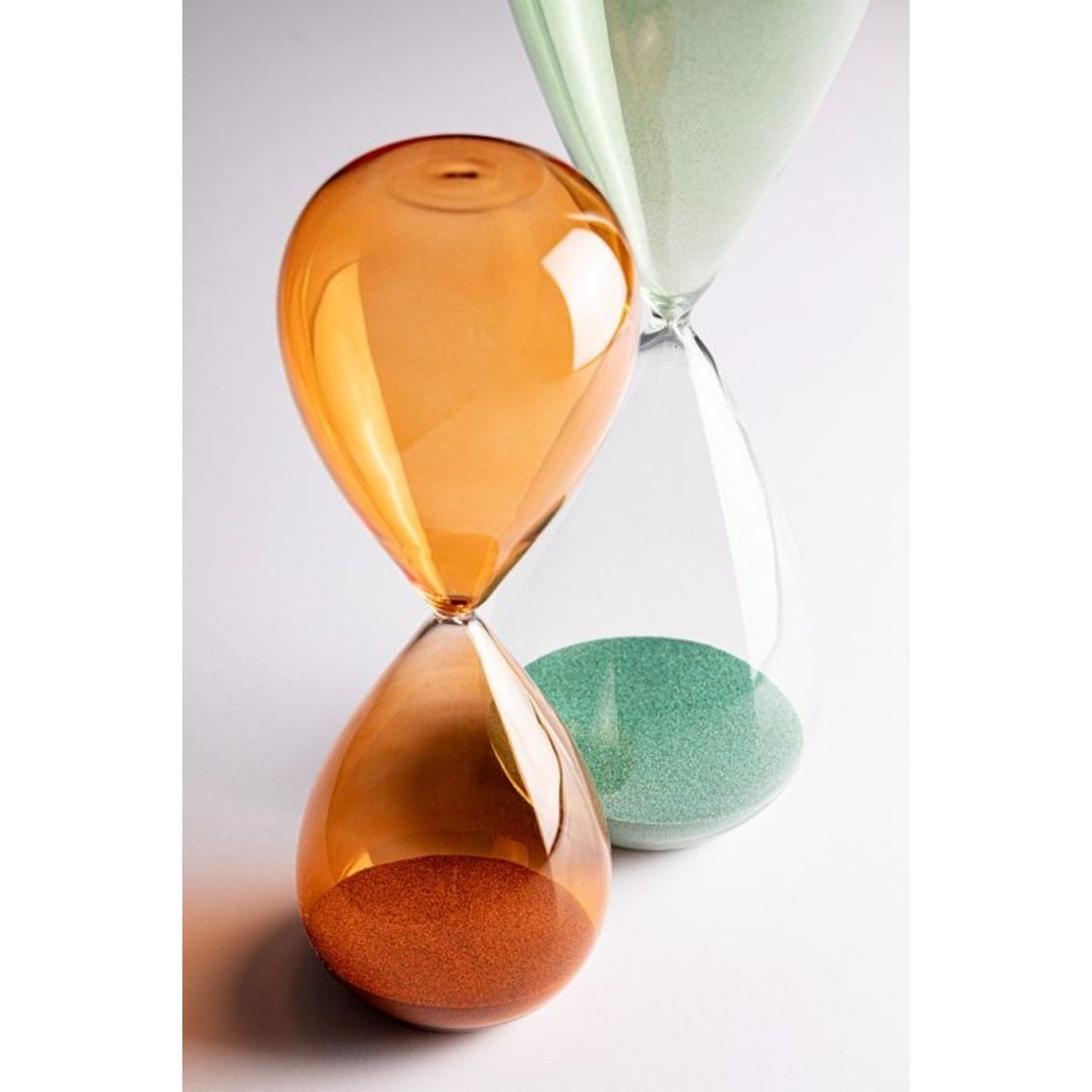 Clessidra arancione-marrone Ø10x29h